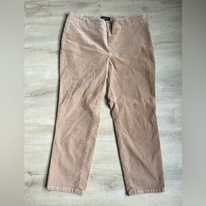 Talbots Tan Heritage Corduroy pants SZ 16P